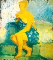 Sitting woman