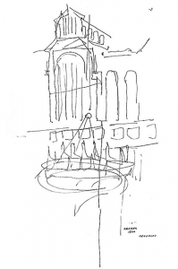 Pécs; sketch