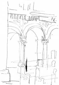 Pécs; sketch