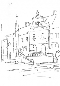 Pécs; sketch