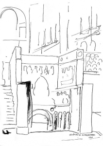 Pécs; sketch