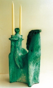 Horseman candleholder