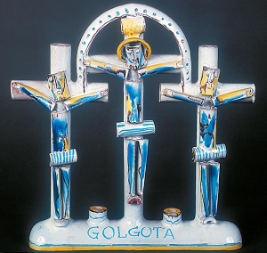 Golgota candleholder